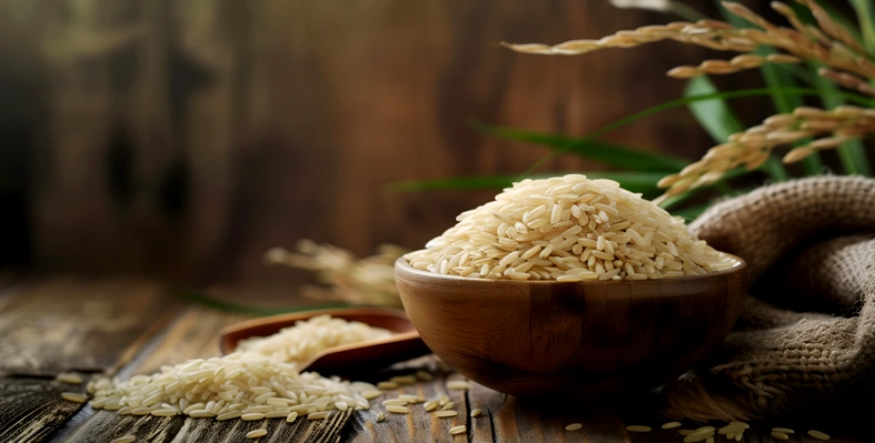 rice in bowl