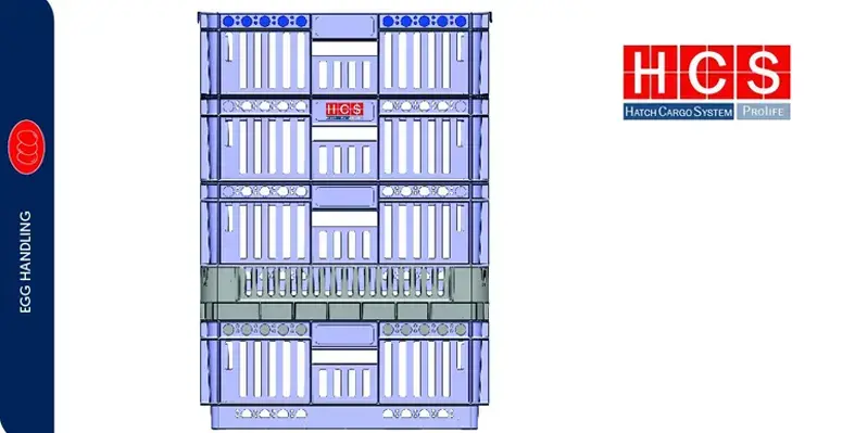The HCS ProLife is a smart solution leading fresh drinking water through the hatching crates. (Image source: Giordano) Giordano's HCS ProLife