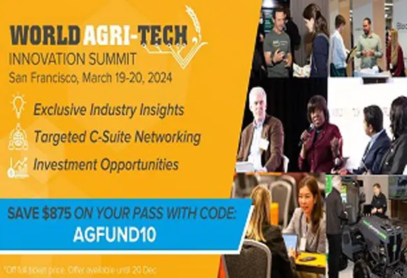 The summit offers a platform to discover the innovation and investment driving new value creation in the agri-food sector. (Image source: AgFunder)