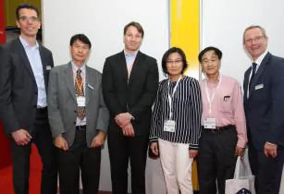 (From left) Harm Langen, Somnuk Hophaisarn, Bas Kanters, Nadine Lauvoravitaya, Veerasak Wuthiwaropas and Bart Aangenendt. (Image source: Centaco)