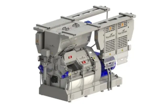 Van Aarsen has introduced the GD hammer mill with automatic screen exchange system and frequency controlled motor. (Image source: Van Aarsen)